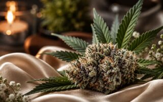 Premium cannabis flower representing the best cannabis strains for arousal.