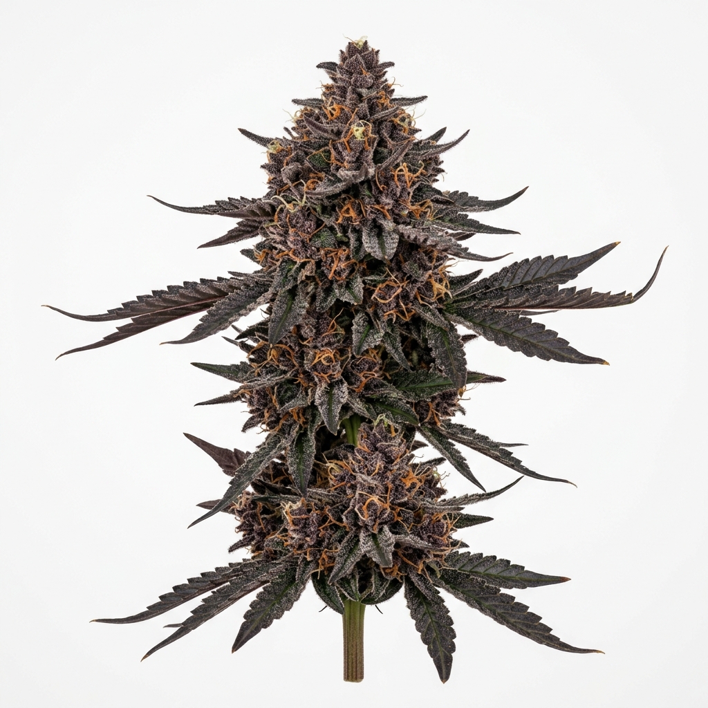 Black Zoap cannabis Mature Flowering Cola