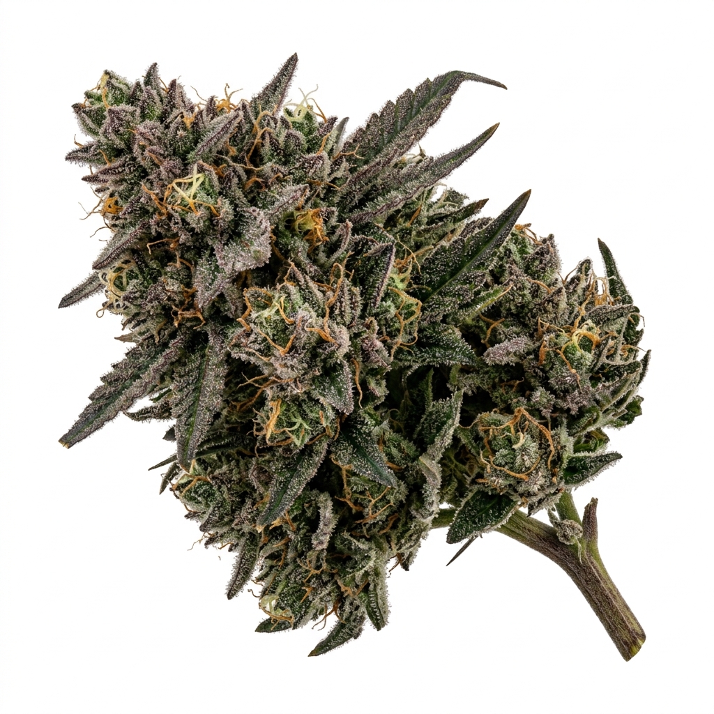 GARLIC BUDDER cannabis Bud Close-up